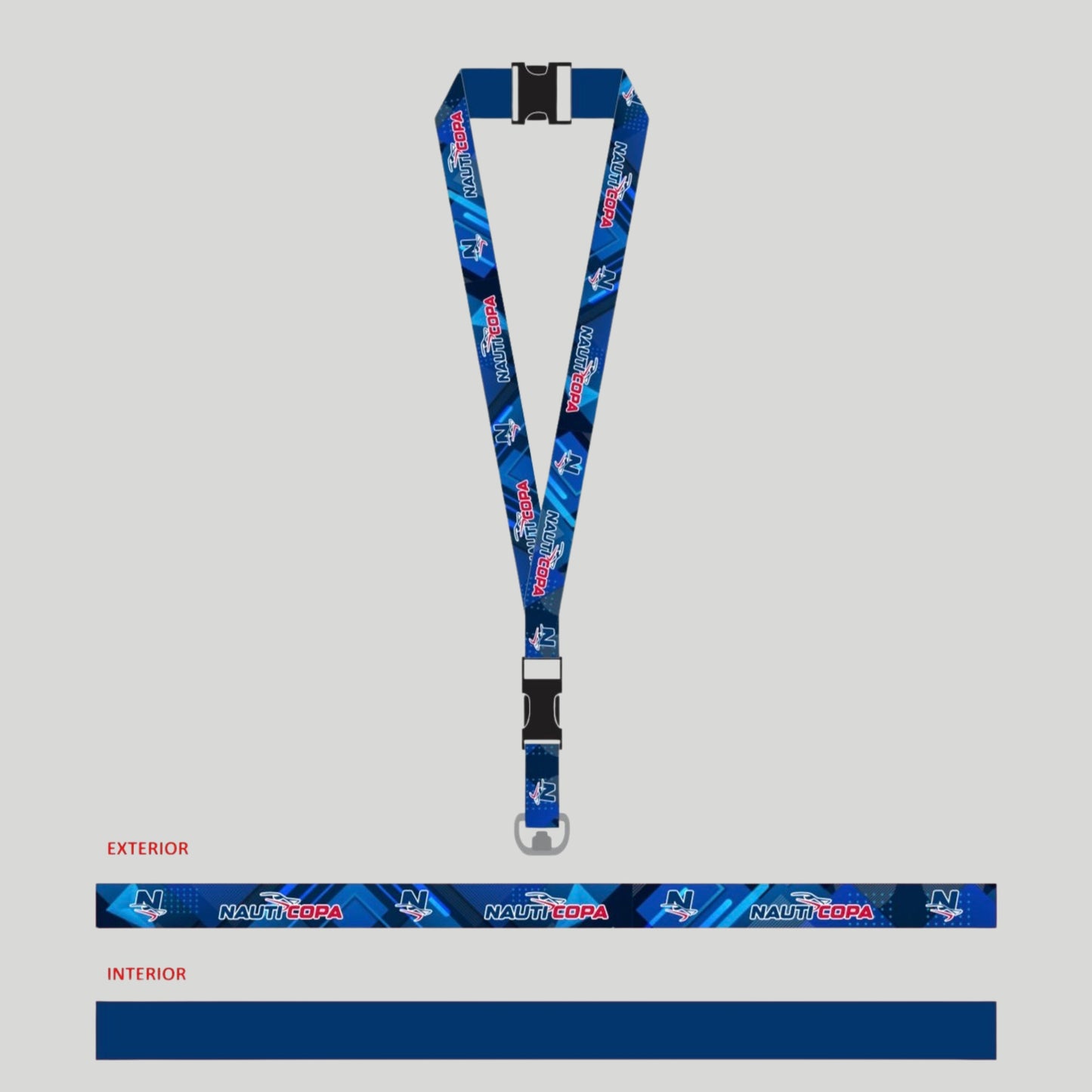 Lanyard Nauticopa 2024 | Azul